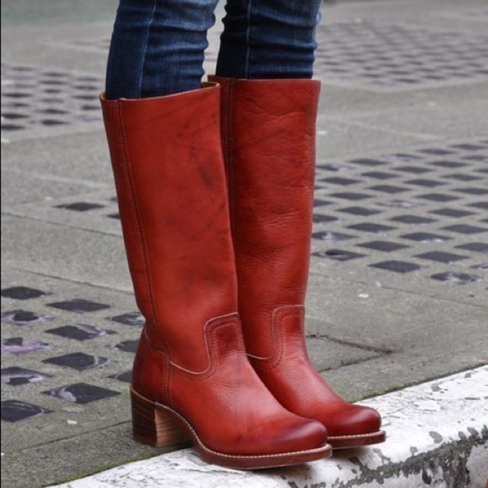 EUC Red Frye Campus 14L Boots